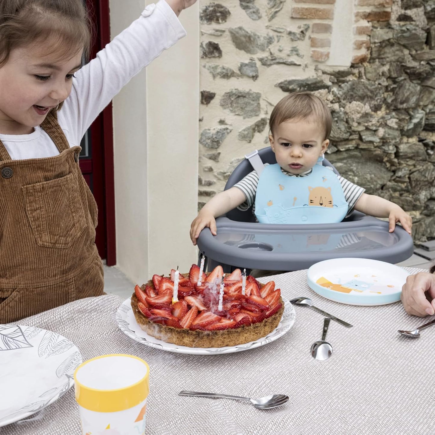Luvelloo 2-In-1 Adjustable Baby High Chair