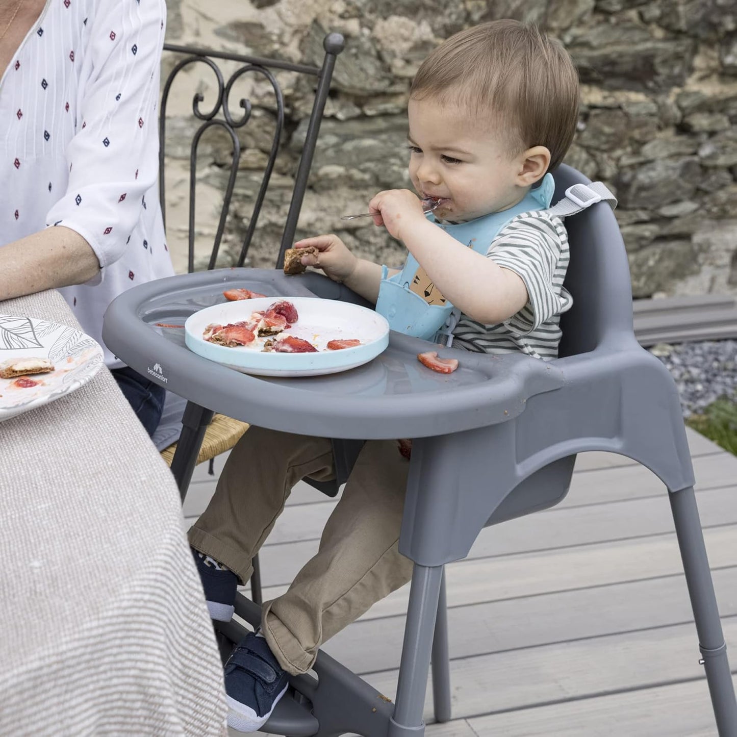 Luvelloo 2-In-1 Adjustable Baby High Chair