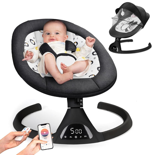 Luvelloo Electric Baby Swing for Infants