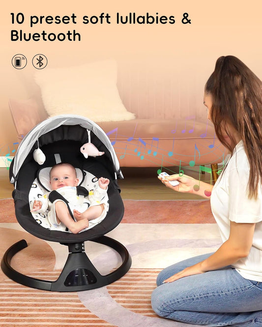 Luvelloo Electric Baby Swing for Infants