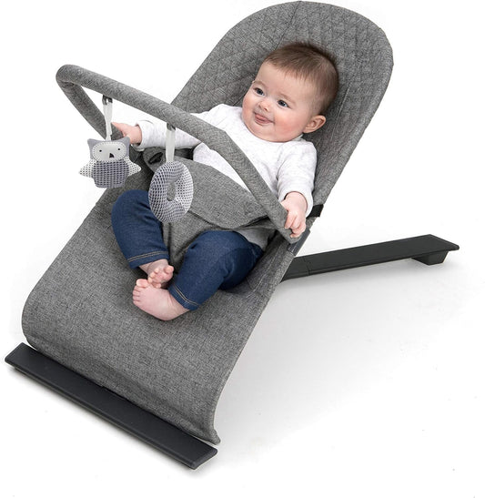 Luvelloo Gravity Baby Bouncer - Grey